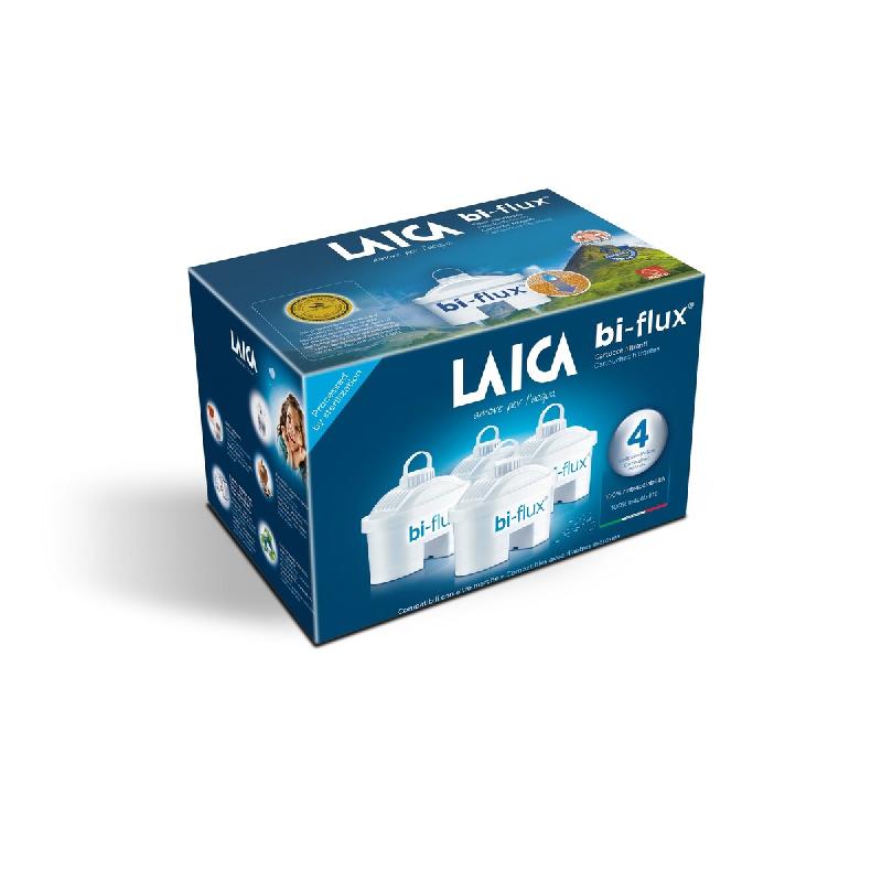Laica - 3 + 1 Filtres Biflux - blanc plastique LA262_0