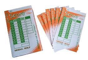 CARTES DE SCORE POUR MINI GOLF - MANUTAN COLLECTIVITÉS