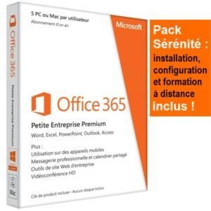 LOGICIEL / SERVICE DE CONFÉRENCE MICROSOFT OFFICE 365 PACK SÉRÉNITÉ