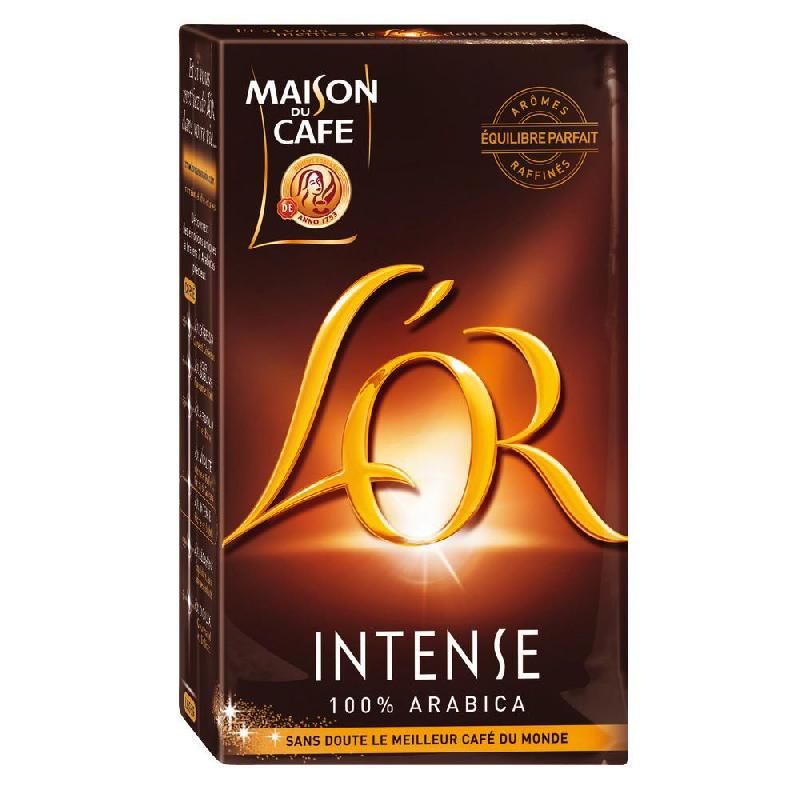 MAISON DU CAFÉ PAQUET DE 250 G CAFÉ MOULU L'OR INTENSE MAISON DU CAFÉ