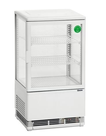 MINI VITRINE RÉFRIGÉRÉE 58L, BLANCHE