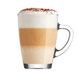 Mug à café en verre LAV Vega avec poignée - 10 -25 oz 250 ml - Lot de 6 - Finedine - 8692952153884_0