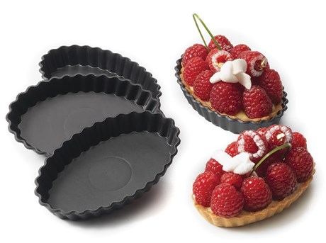OBLONG À TARTELETTE EXOGLASS® 11.7 X 7 CM (VENDU PAR 12)