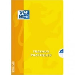 OXFORD CAHIER TRAVAUX PRATIQUES OPENFLEX PIQÛRE 40 PAGES SEYÈS+40 PAGES UNIES 21X29,7. COUVERTURE POLYPRO