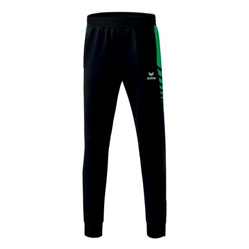 PANTALON DE SURVÊTEMENT - ERIMA - WORKER SIX WINGS NOIR/ÉMERAUDE