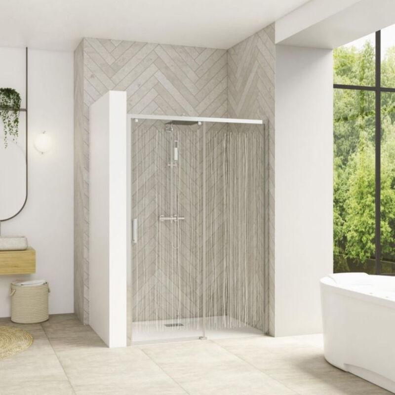 KINEDO PAROI DE DOUCHE COULISSANTE SMART DESIGN SANS SEUIL 160