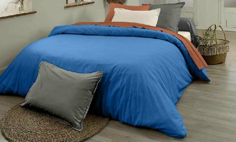 PARURE DE LIT DALIA  INDIGO 260X240 CM