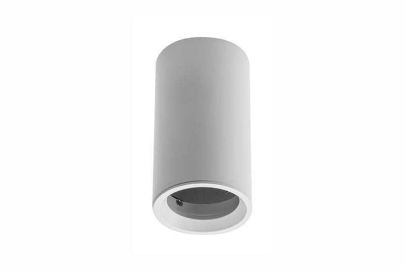 Petit plafonnier cylindrique sensa mini - aluminium - blanc - 11,5 cm - ip 20