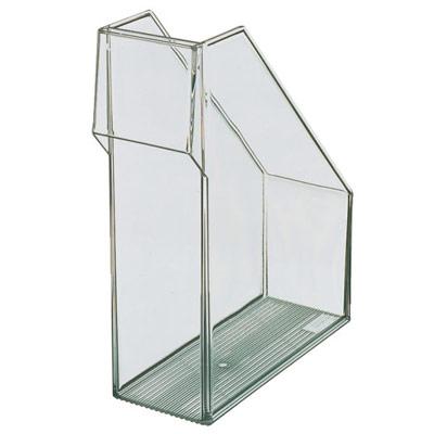 PORTE-REVUES LEITZ LAGOON - DOS 9,9 CM - COLORIS CRISTAL TRANSPARENT