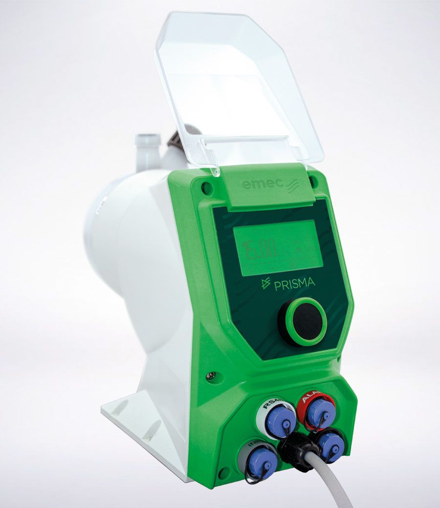 Prisma - Pompes doseuses électroniques à membrane mue - EMEC SRL - moteur pas à pas et microprocesseur intégré_0