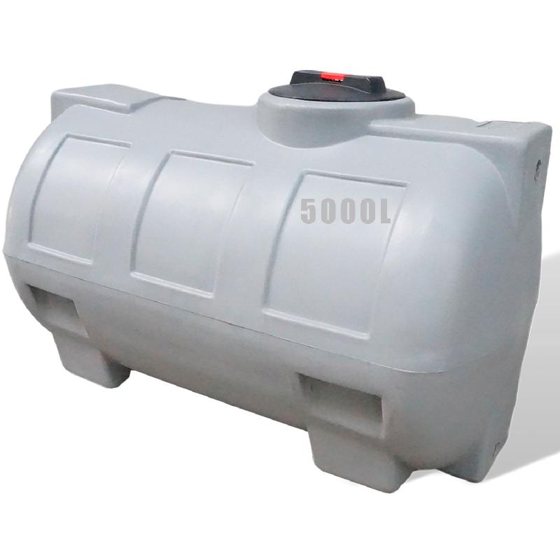 Réservoir eau de pluie PE Type CHO - 5000L - Gris - Non enterrable - Polyéthylène_0