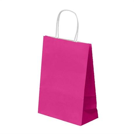 SAC CABAS AVEC ANSES 20+10X29 CM FUCHSIA (VENDU PAR 250)