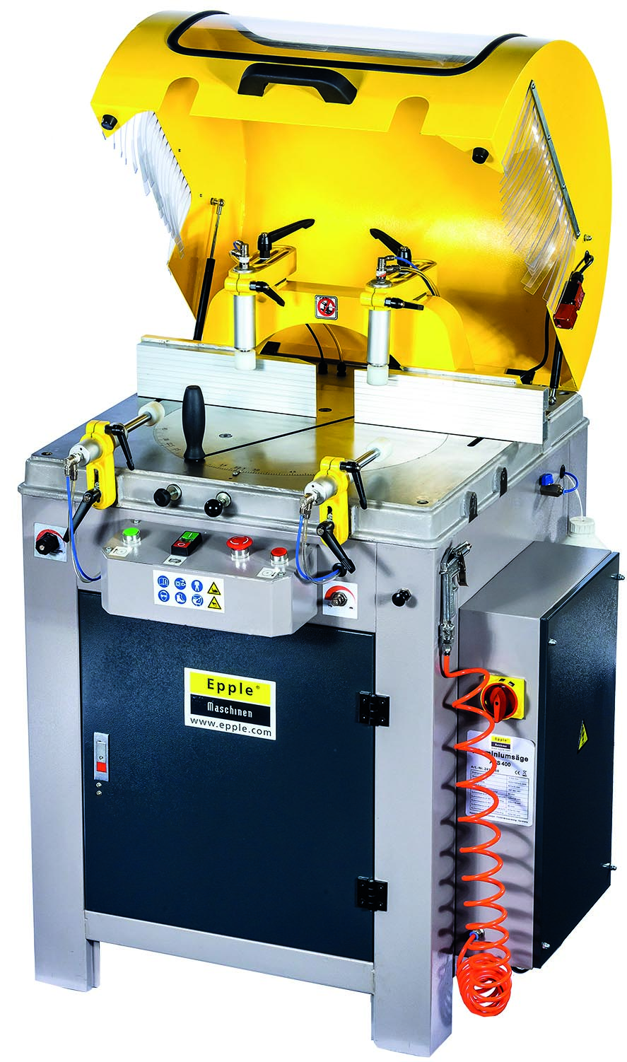 Scie fraise aluminium AKS 400 avec roller stand - découpe précise pour aluminium et alliages_0