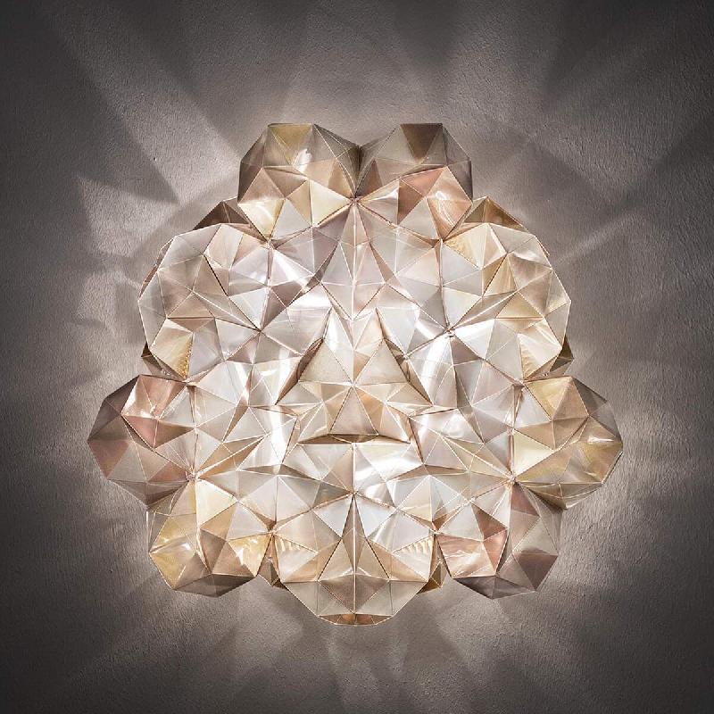 SLAMP DRUSA -PLAFONNIER DESIGN, CRÈME