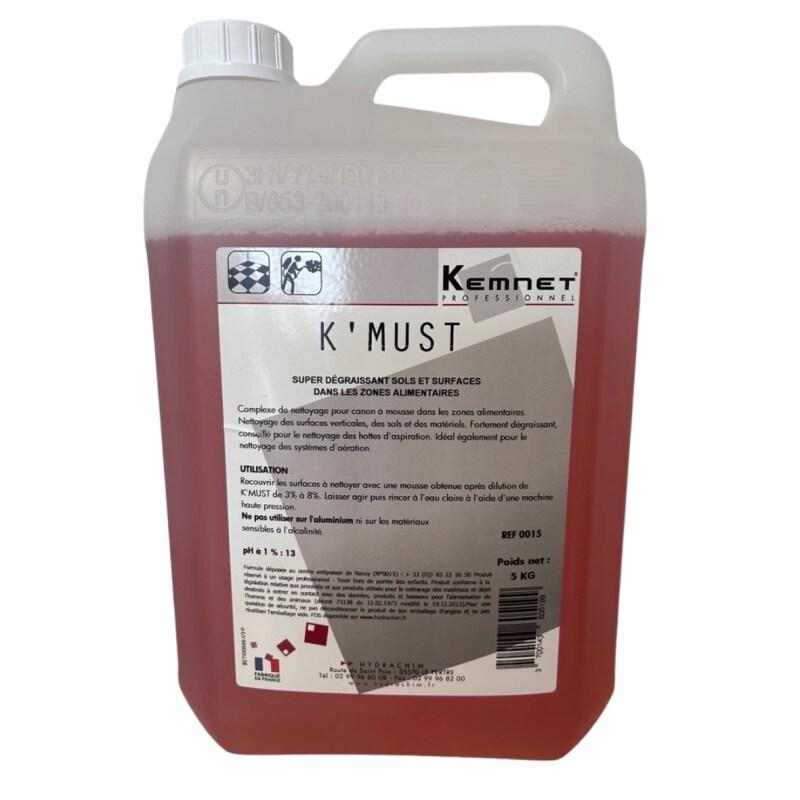 Super dégraissant sols et surfaces- K Must - 5L - KEMNET - 3700143605199_0