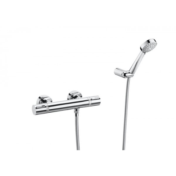 T-1000 MITIGEUR THERMOSTATIQUE DOUCHE MURAL AVEC GARNITURE CHROMÉ - A5A1309C00 ROCA