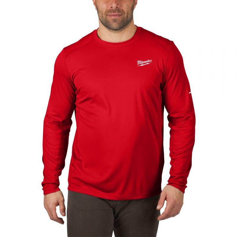 T-shirt workskin manches-long rouge MILWAUKEE | 4932493083_0