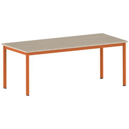 TABLE CARÉLIE 180 X 80 CM MOBILE T5 STRAT ÉRABLE PAPAYE 2011 - MOBIDECOR