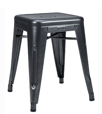 Tabouret H - tabouret de restaurant - Tolix - hauteur 50 cm - référence 3508 - empilable - esthétique industrielle_0