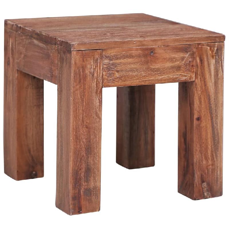 VidaXL Table basse 30x30x30 cm bois d'acajou massif Modèle Atlas Infinite Confort - 283919_0