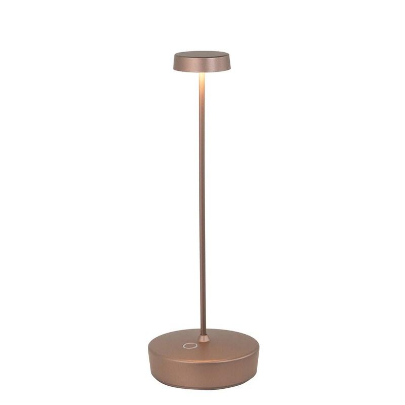 Lampe de table LED Zafferano Swap, bronze mat, rechargeable et dimmable, 2200-2700-3000K - autonomie maximale 9h - bronze 8054040728044_0