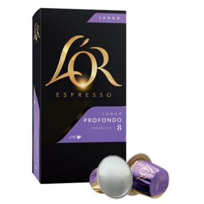 10 capsules de café L'Or EspressO Lungo Profondo_0