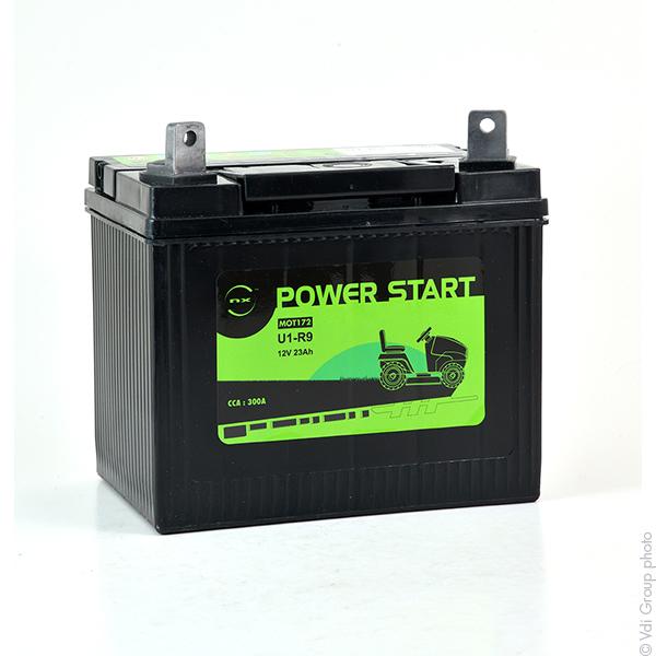 Batterie motoculture U1-R9 NX Power Start - AGM préactivé sans entretien - 12V 23Ah 300A_0
