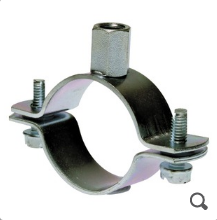 Collier embase double p.0763 - M8/M10 - Charge maximale 600 kg - Fixation en acier zingué_0