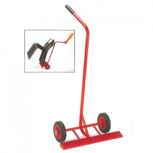 Diable de manutention pour transporter chaises - Roues dures - Rolléco_0
