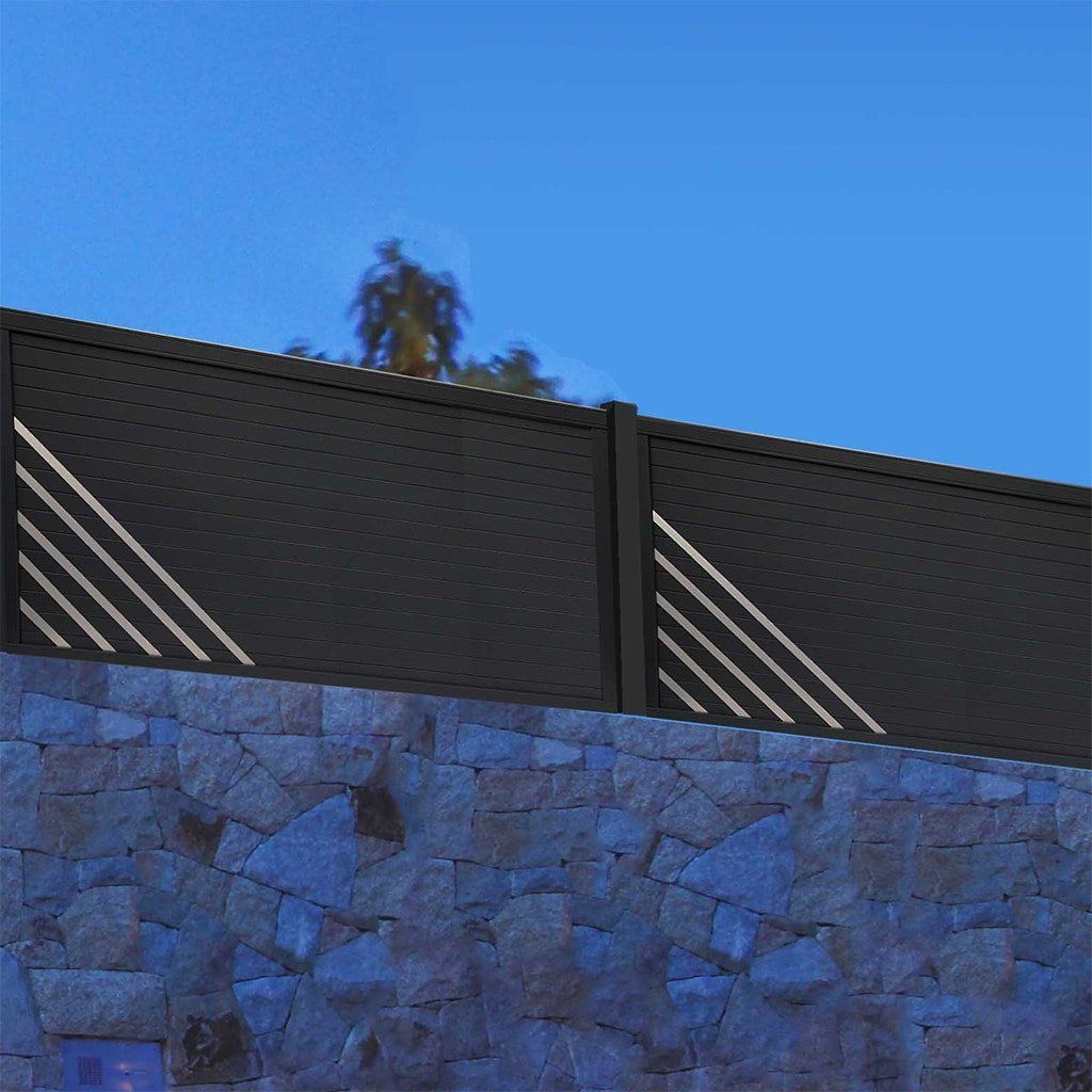 Diamant - clôture en aluminium - 123 pvc alu - thermolaquage_0