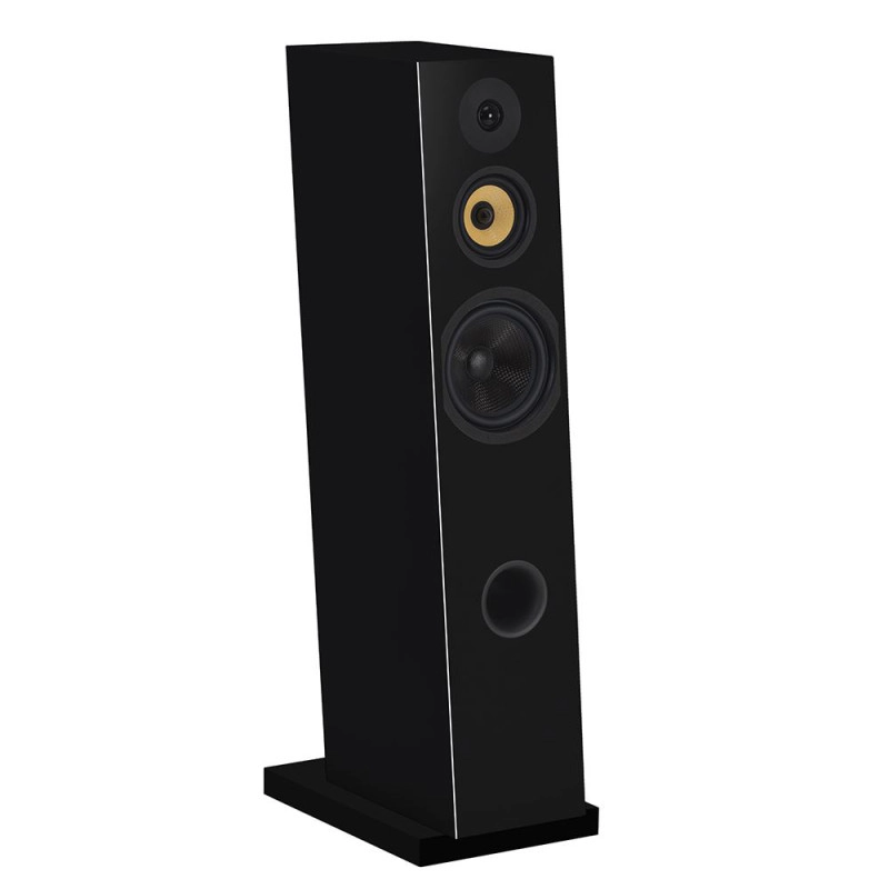 Enceinte Colonne Davis Acoustics Courbet N°8 Noir Laqué Vendue à L Unité - noir 3700053297767_0