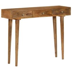 Helloshop26 - Buffet bahut armoire console meuble de rangement bois de manguier massif 102  cm 4402129 - 3001422331380_0