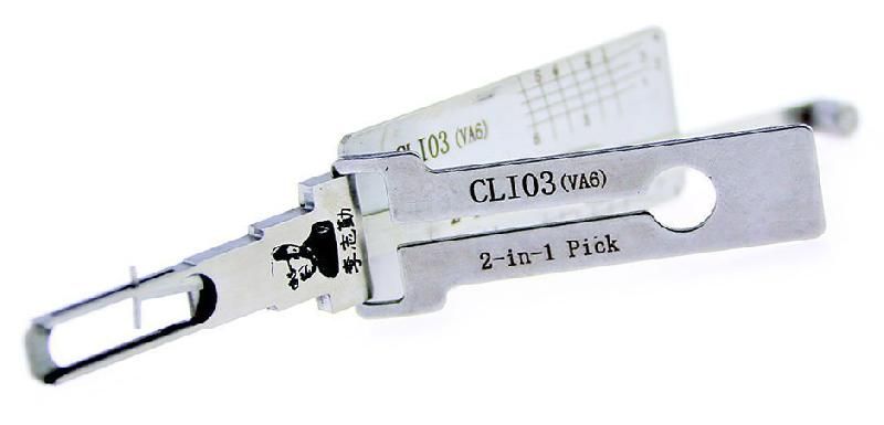 Lishi VA6 Clio 3 crocheteur décodeur pour VA6 2-in-1 Mr Li_0