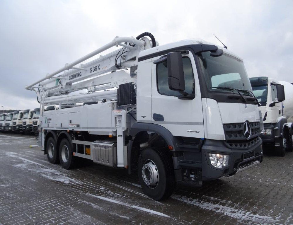 Camion pompe à béton Mercedes-Benz Arocs 2840 - Pompe Schwing S36X - Année 2017 - Euro 6 - 400 CV_0