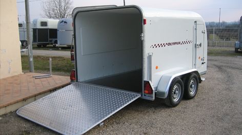 Olympium 300 - Remorque fourgon tout polyester - Fautras - 450 kg - Modulable et évolutive_0
