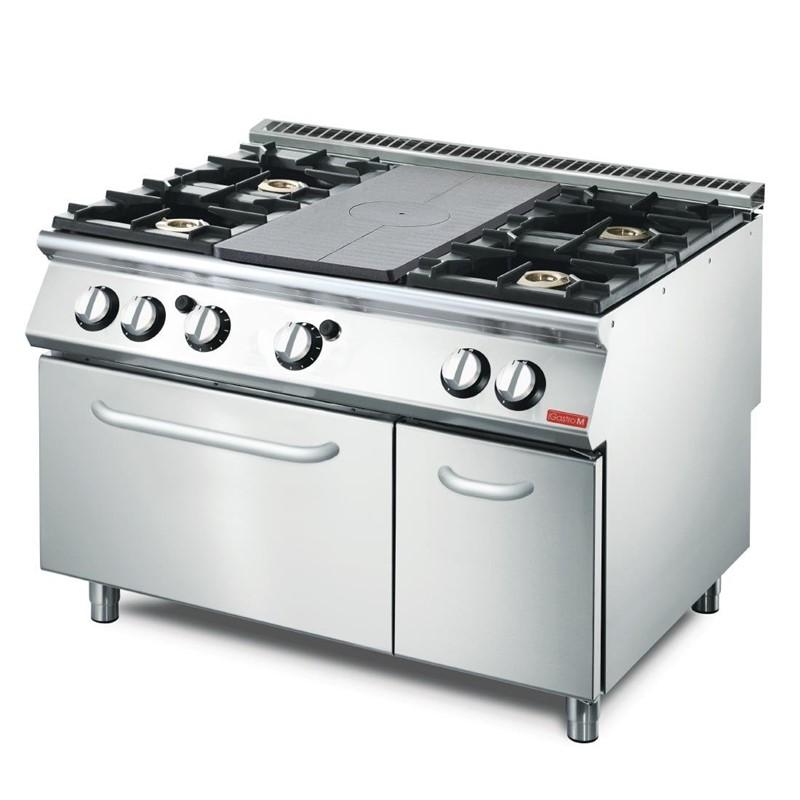 Plaque coup de feu avec 4 feux vifs four gaz placard 70/120 tppcfg2 - GL936_0
