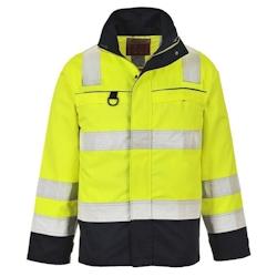 Portwest - Blouson de travail multi risques haute visibilité Jaune / Bleu Marine Taille L - L jaune 5036108193721_0