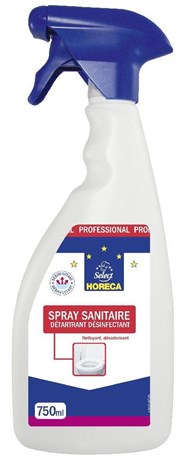 SPRAY SANITAIRE DÉTARTRANT DÉSINFECTANT 4EN1 750 ML