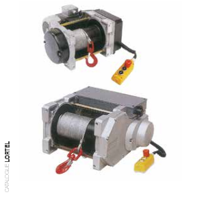 Trtreuil électrique compact de levage ou traction, basse tension, 1 vitesse ou  variateur, trb de 250 à 960kg_0