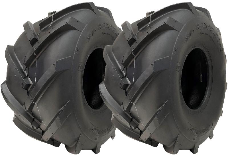 20x10.00-8 Open Centre Tyres Cleated Rotovator Lug Plant Wanda P328 (Set of 2)_0
