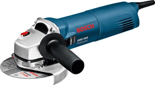 Bosch Professional 0601828800 - Meuleuse d'angle filaire GWS 1000, 1000 W, disque 12,5 cm, vitesse 11000 tr/min_0
