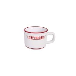 Antic Line Créations Tasse expresso blanche écriture rouge Ø6cm - 3700407997381_0