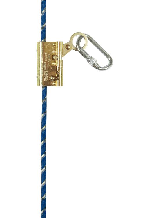 Antichute sur corde Blocmax - Coulisseau automatique ouvrable avec triple sécurité - Conforme norme EN 353.2_0