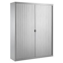 Armoire haute à rideaux démontables Largeurs spécifiques 200 x 160 cm aluminium_0