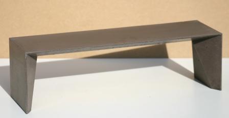 Banc public en béton - Modèle Viaduc - Design inspiré des ouvrages d'art - 150 x 45 cm - Hauteur 45 cm - Poids 180 kg_0