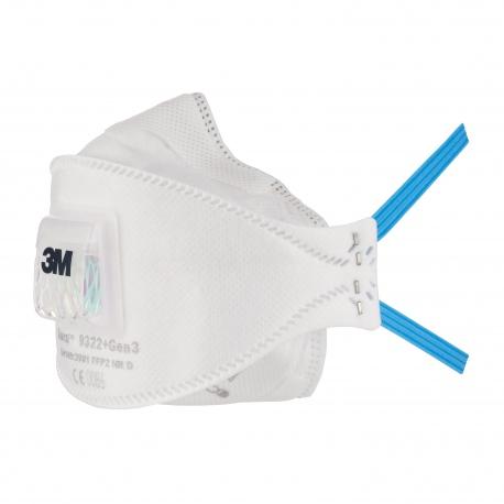 Boîte de 5 masques pliables 3M™ Aura™ Gen3 FFP2 NR D avec soupape Cool Flow™_0