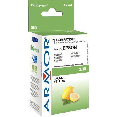 Cartouche d'encre compatible Epson T2714 jaune - haute capacité - Garantie 2 ans_0
