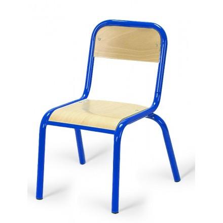 Chaise d'écolier Noa - bois et polypropylène, disponible en plusieurs coloris et 3 tailles_0