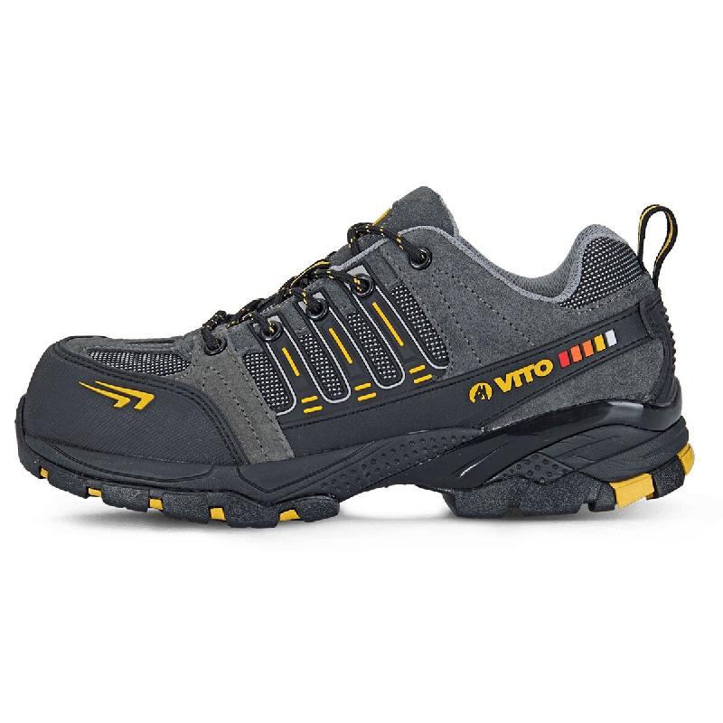 Chaussures de sécurité basse XTRAIL Taille 44 Embout composite S1P VITO - 44 gris cuir 5604612688813_0
