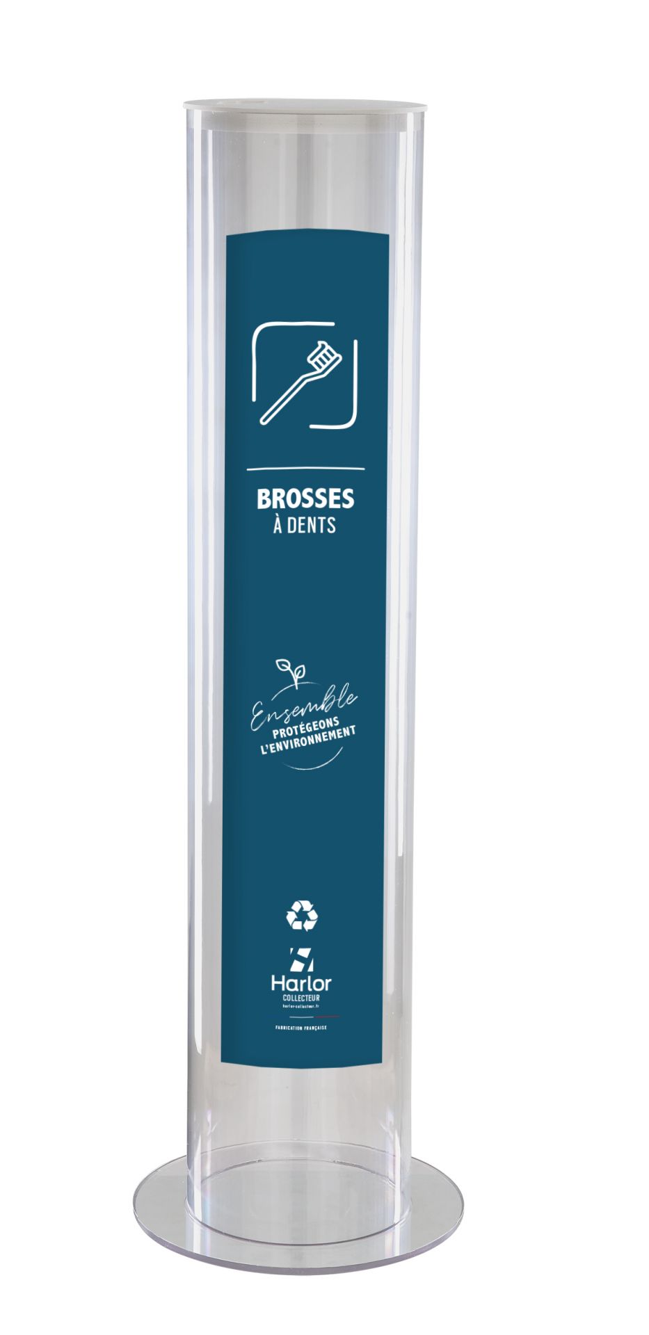 Collecteur brosses a dents résistante, capacité 30 litres ou 5,5 litres, idéal pour les entreprise privée, mairie, station service..._0